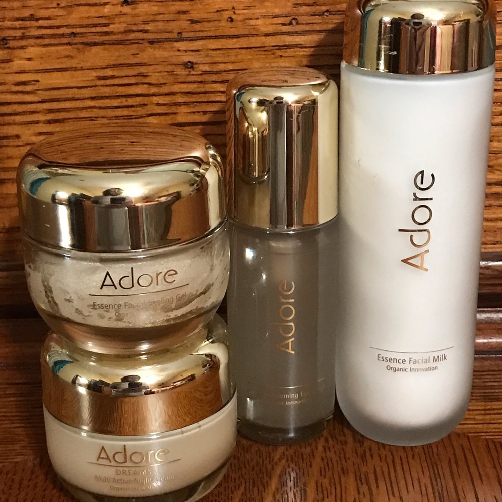 Adore Cosmetics Eye Serum, Dream Creme Facial Milk
